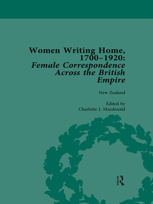 cover image of Women Writing Home, 1700-1920 Vol 5